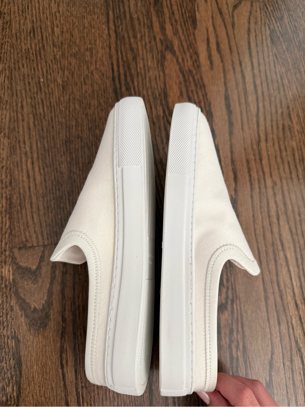 Jenni Kayne Slip-On Canvas Slider Sneakers - White NEW - Picture 5 of 6
